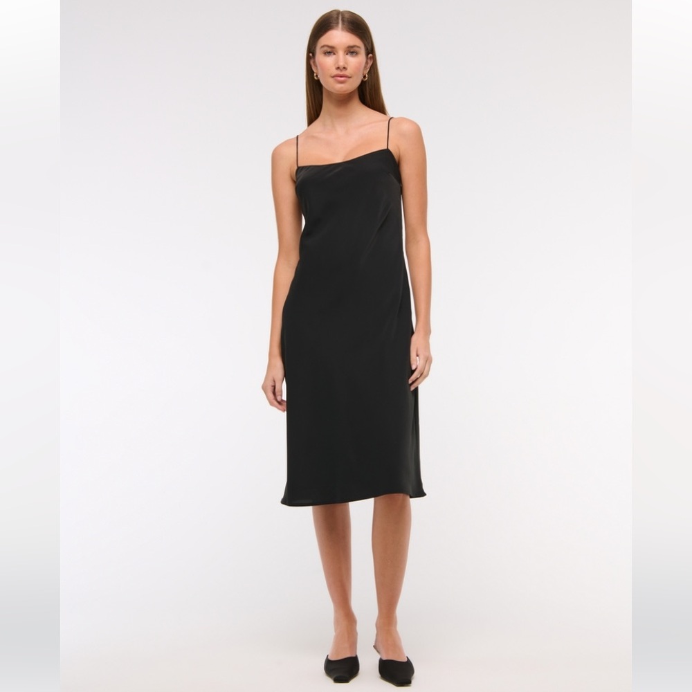 Elegant Black Slip Dress